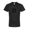 Unisex Poly-Rich V-Neck T-Shirt Thumbnail