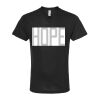 Unisex Poly-Rich V-Neck T-Shirt Thumbnail