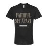 Unisex Poly-Rich V-Neck T-Shirt Thumbnail