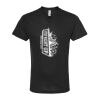 Unisex Poly-Rich V-Neck T-Shirt Thumbnail